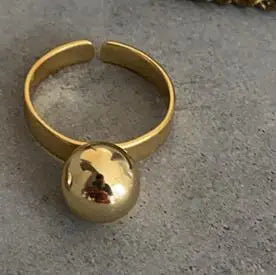 SHANICE Stylish S925 Sterling Silver Open Ring Small Ball Beads Opening Rings For Women bague anillos Jewelry Female Rings