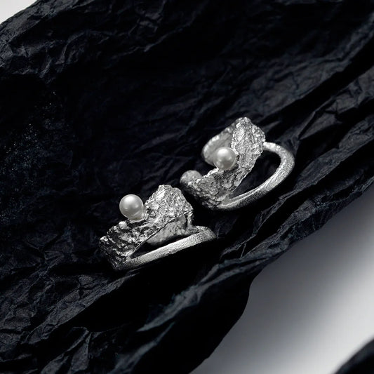 1 PCS S925 Sterling Silver Double layer Ear cuff for Women Charming Clip On Earrings ear cuff Without Piercing Earrings Jewelry