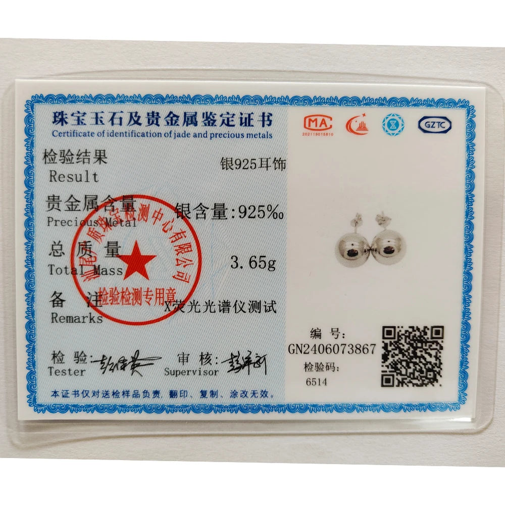 100% 925 Sterling Silver Small Bead Ball Stud Earrings For Women Piercing Earring Pierced Ear Bone Earrings Brincos De Plata